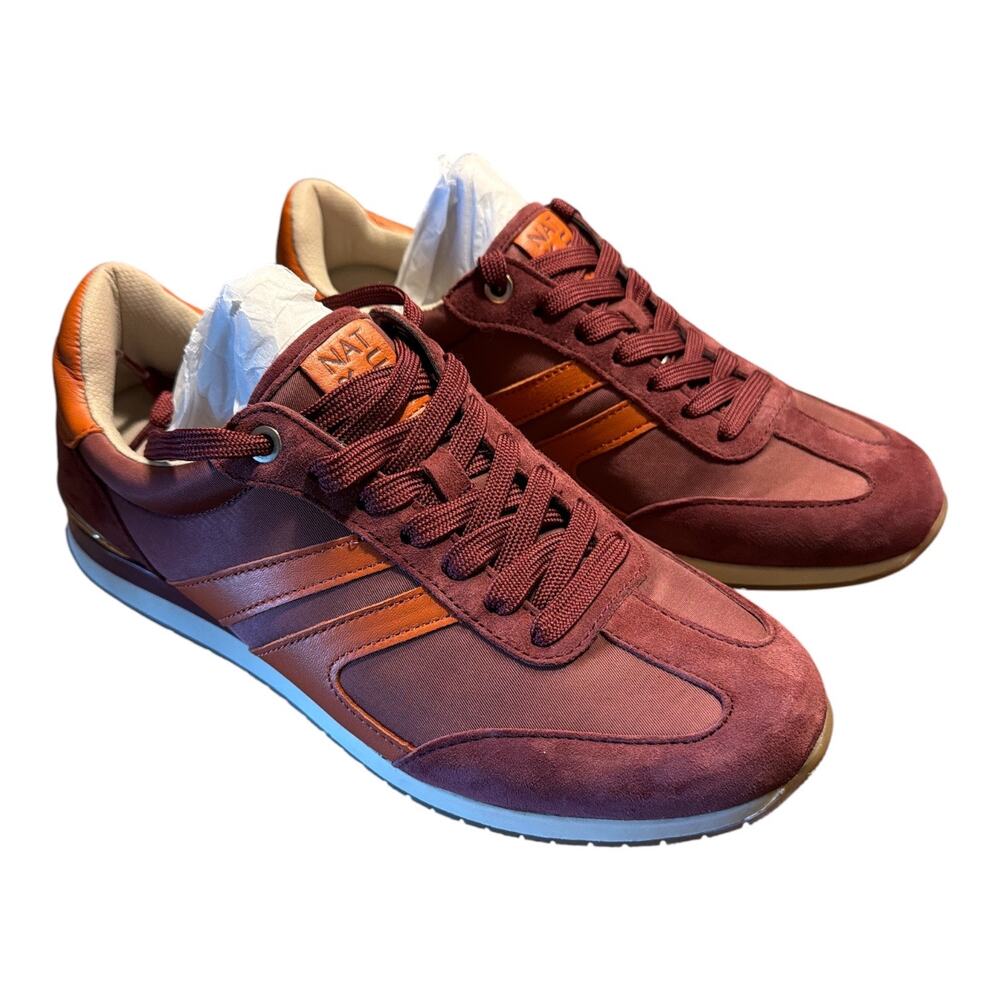 Naturalizer Women's 9 Lorena Closed Round Toe Lace Up Sneakers